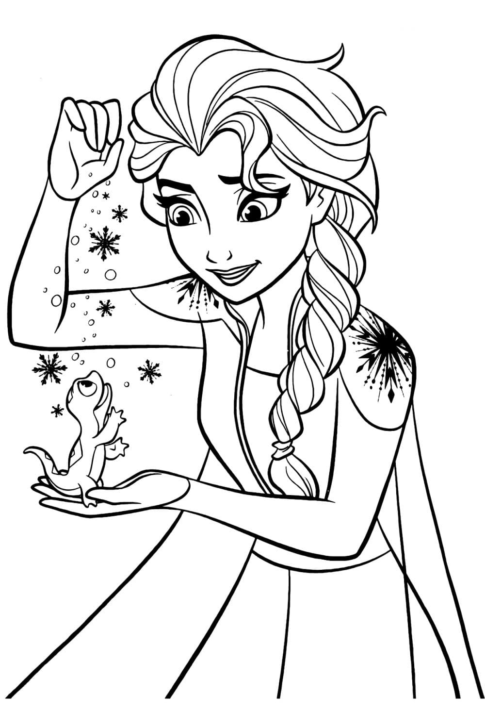 Free printable elsa coloring pages for kids