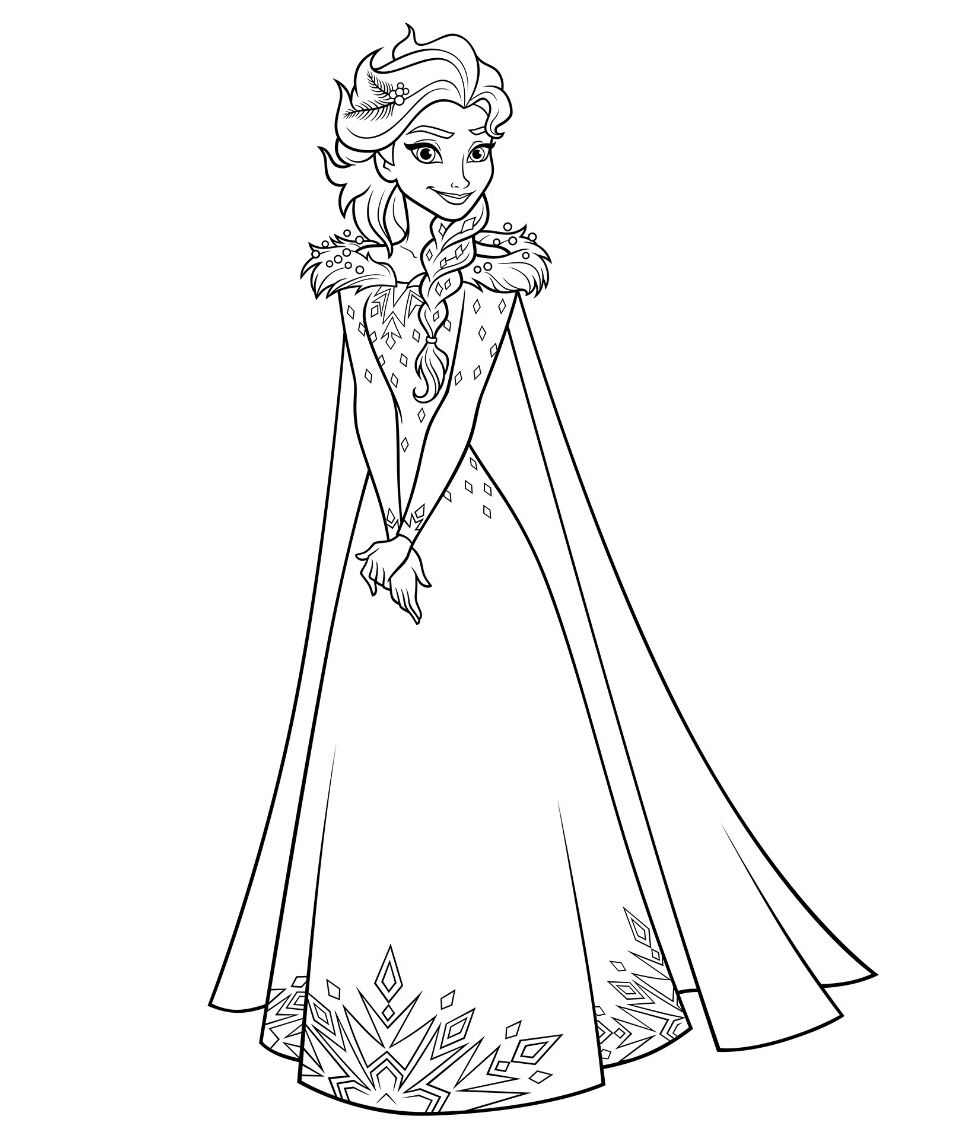 Olafs frozen adventure frozen queen elsa coloring page elsa coloring pages disney princess coloring pages elsa coloring