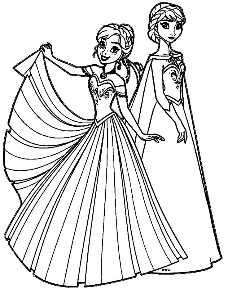 Anna coloring pages elsa anna coloring pages images free coloring pages part