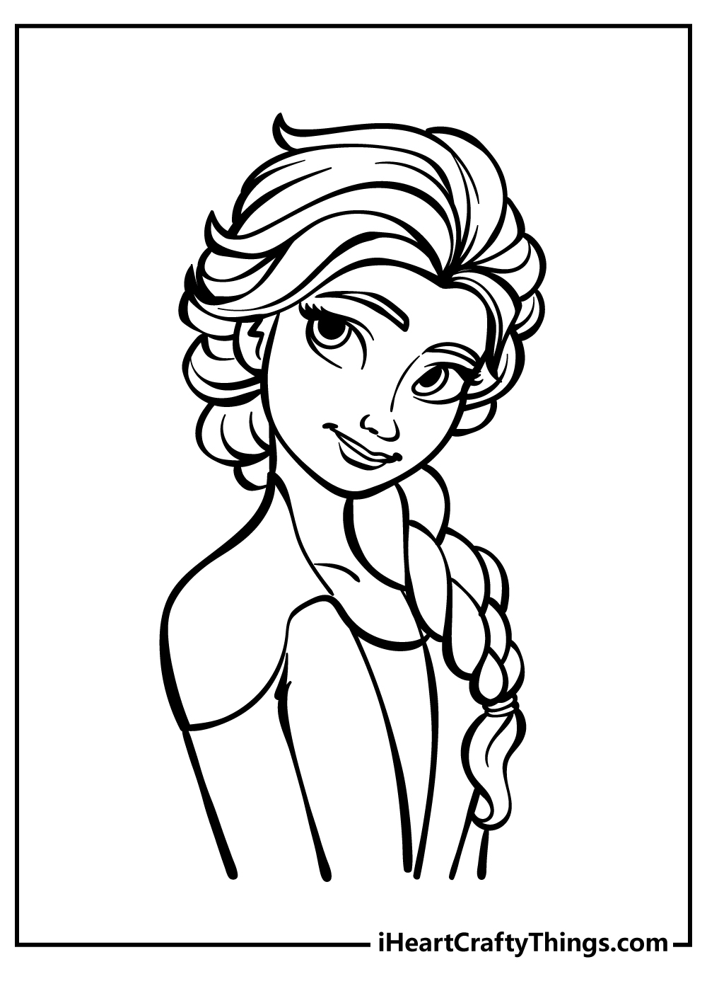 Elsa coloring pages free printables