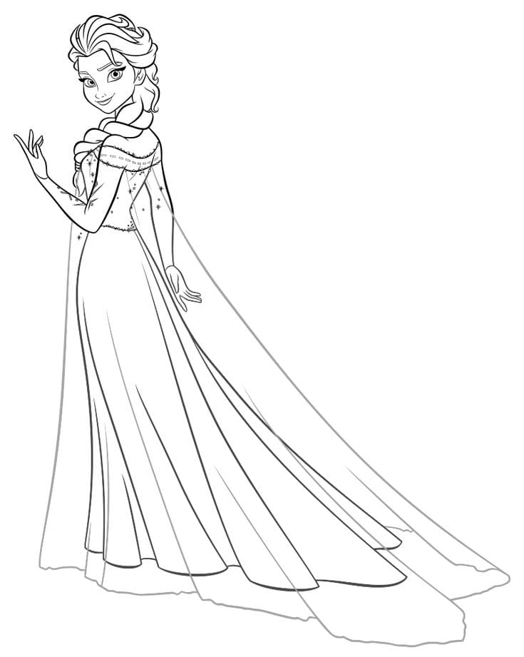 Elsa coloring pages best coloring pages for girls