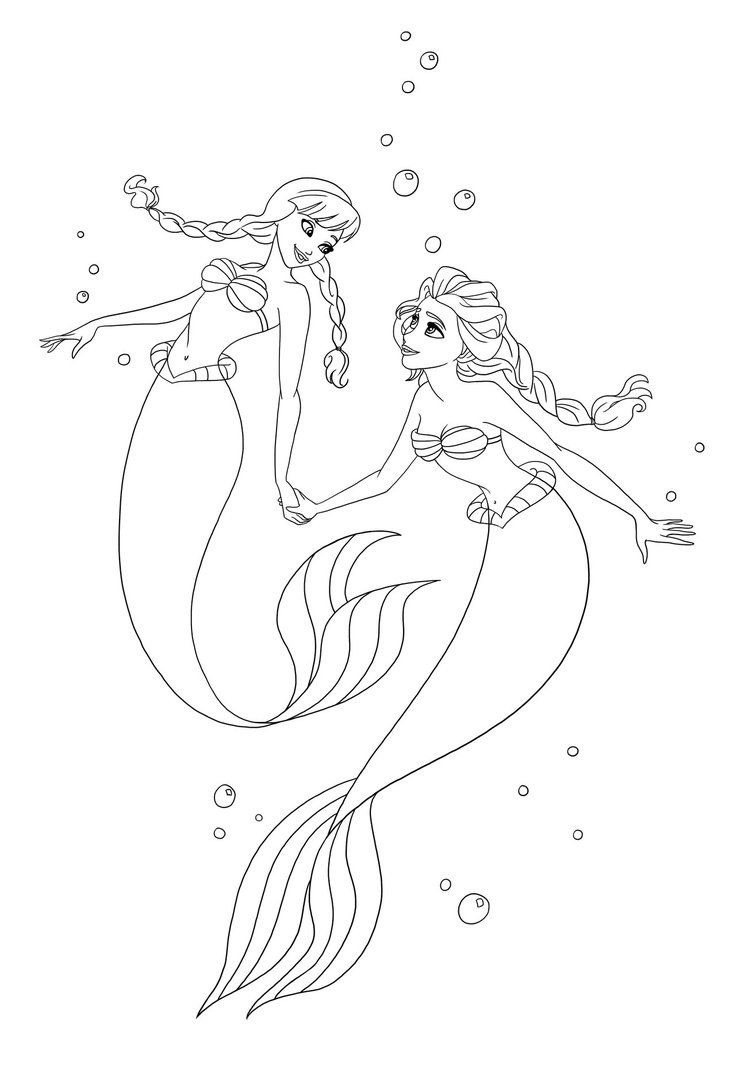 Elsa coloring pages mermaid coloring pages elsa coloring