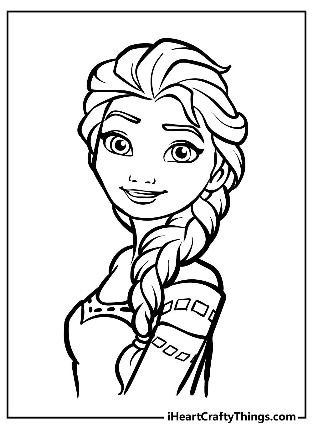 Elsa coloring pages free printables