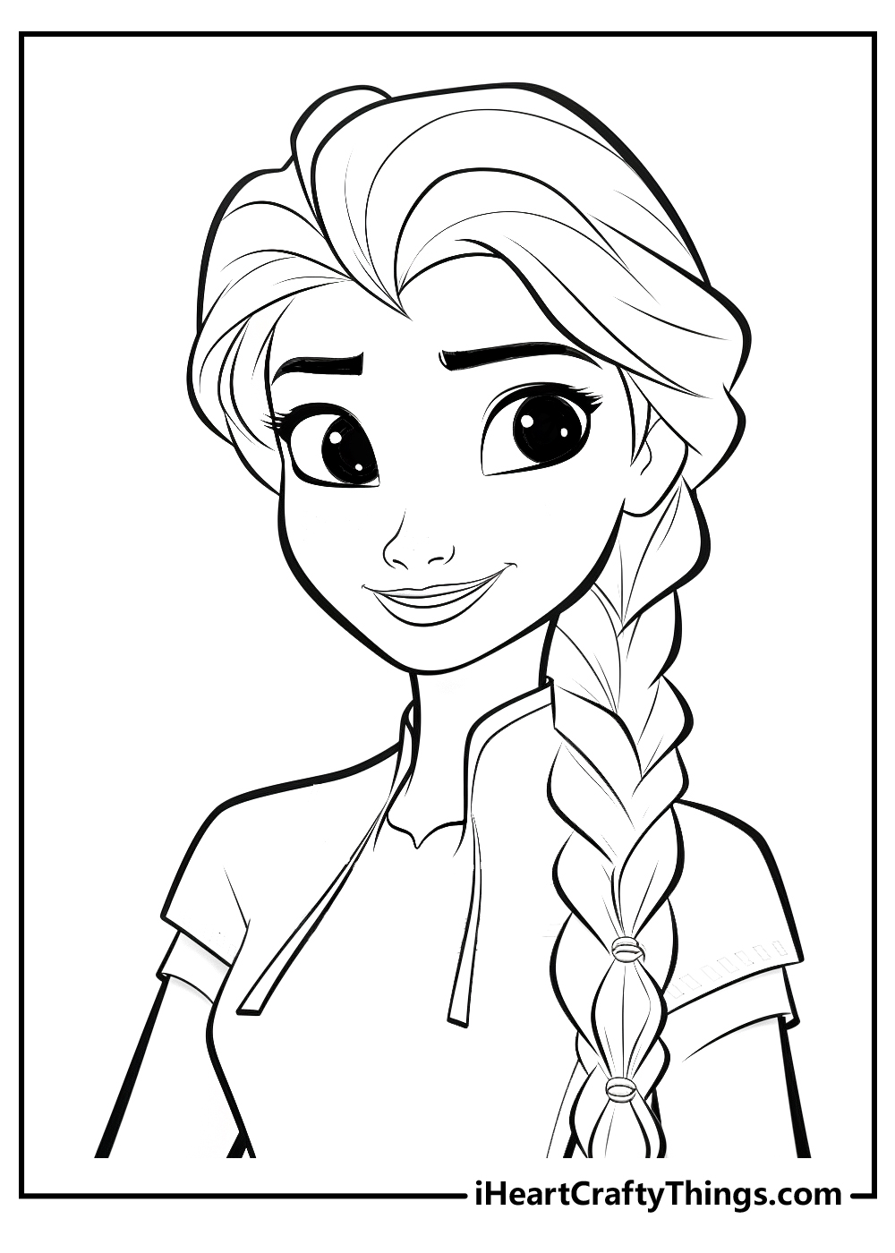 Elsa coloring pages free printables