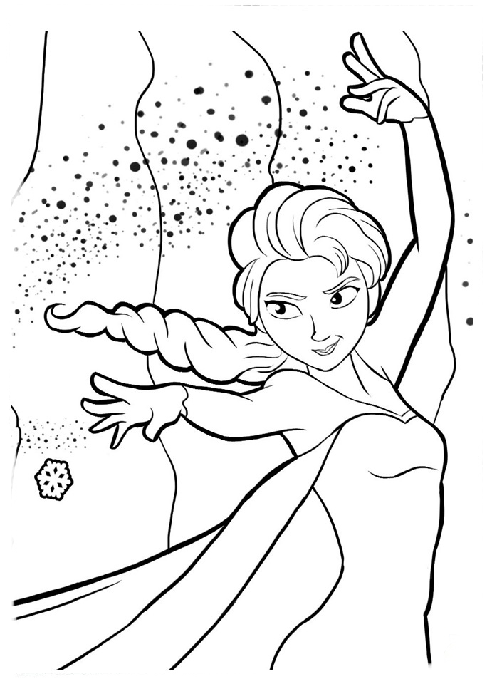 Free printable elsa coloring pages for kids