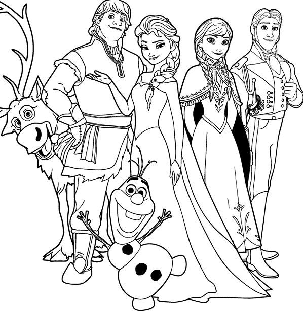 Dibujos de frozen para colorear elsa coloring pages disney coloring pages free disney coloring pages