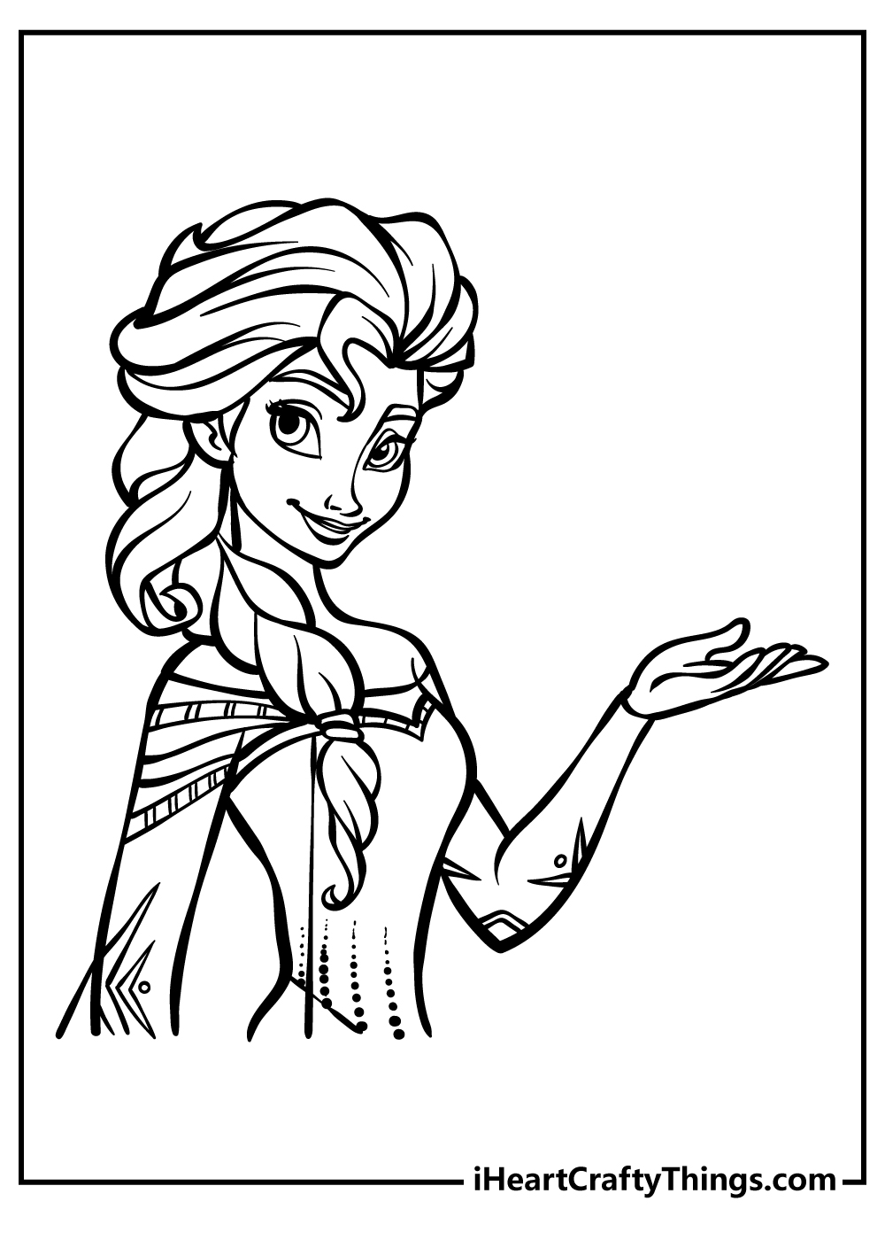 Elsa coloring pages free printables