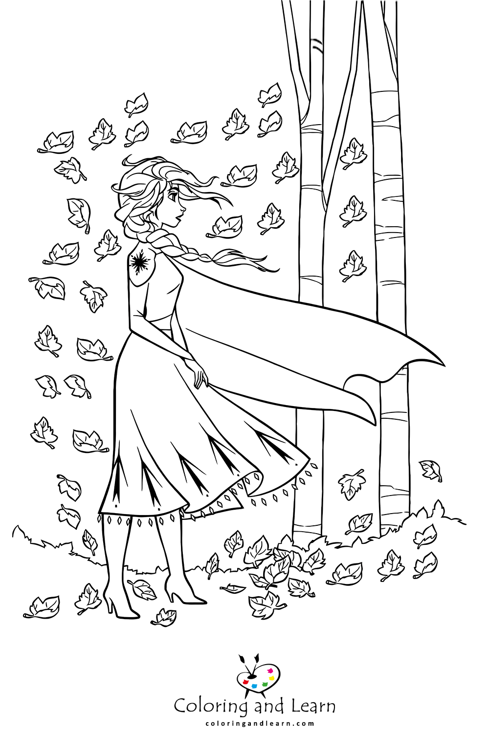 Elsa coloring pages