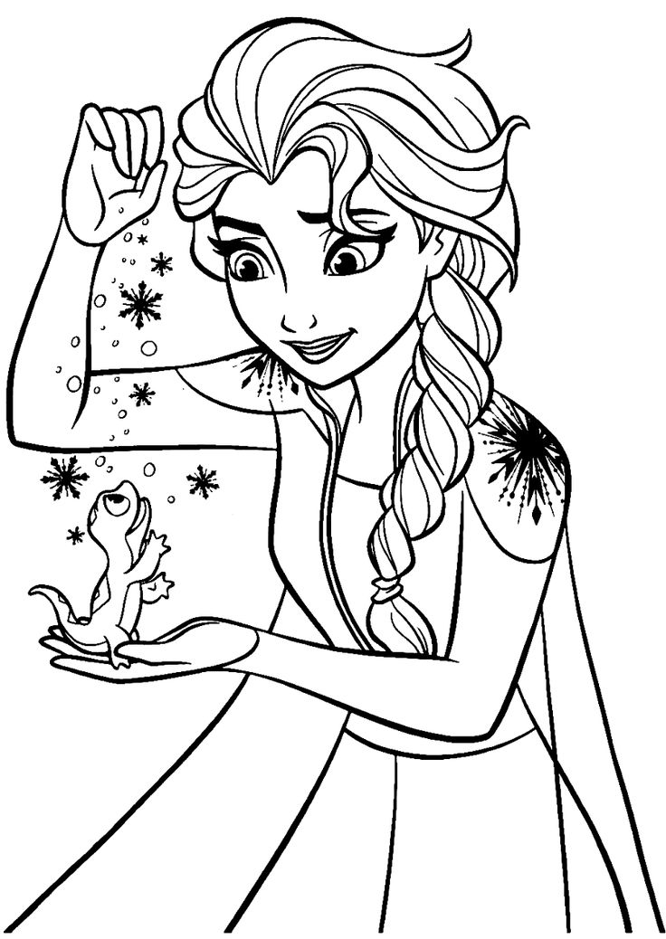 Elsa coloring pages