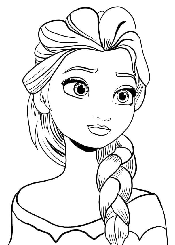 Free printable elsa coloring pages for kids