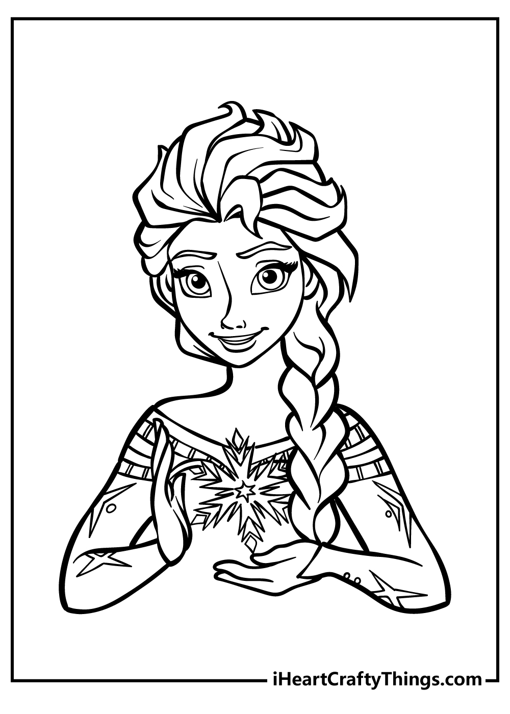 Elsa coloring pages free printables