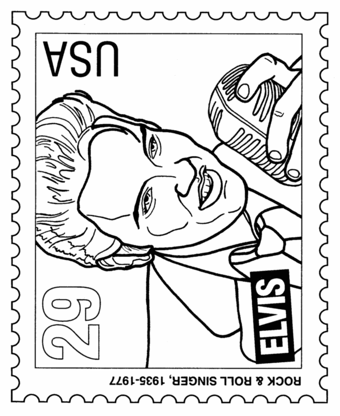 Bluebonkers postage stamp coloring pages