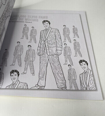 Elvis presley coloring book album covers film roles king of rock roll music