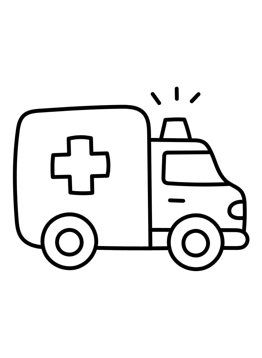 Ambulance coloring pages printable for free download