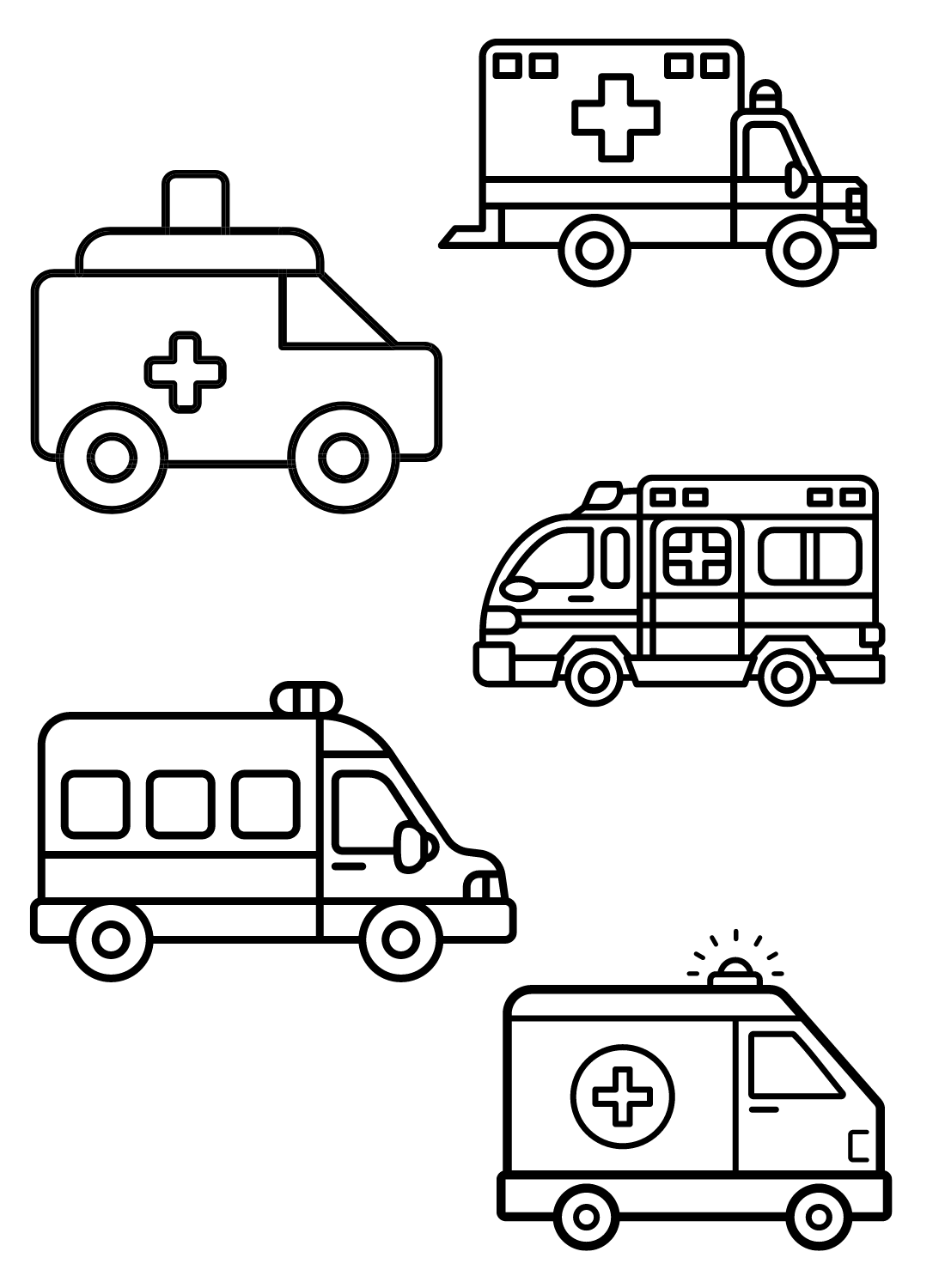 Ambulance coloring pages printable for free download