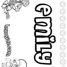 Emily coloring pages