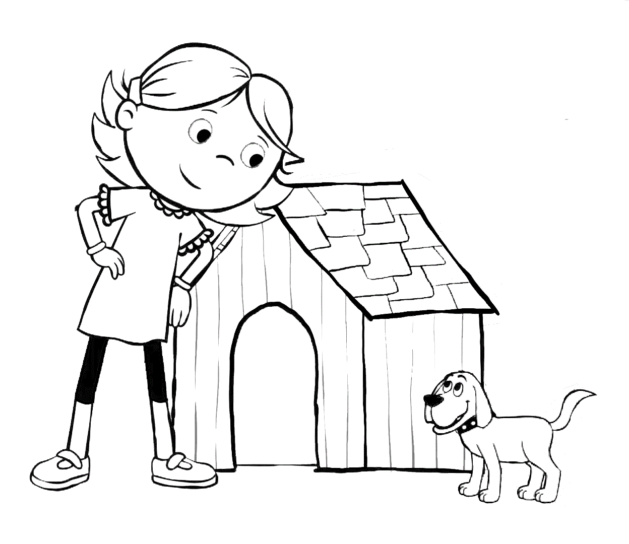 Lets have fun with clifford coloring pages pdf