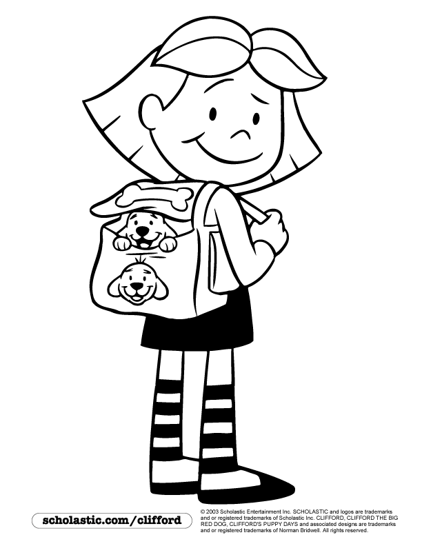 Emily elizabeth clifford coloring pages