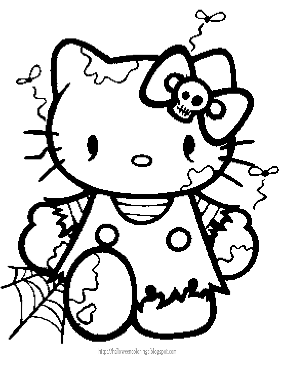 Gothic hello kitty coloring pages hello kitty colouring pages hello kitty coloring kitty coloring