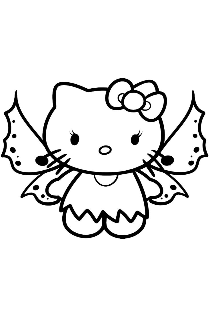 Hello kitty coloring pages for kids hello kitty colouring pages hello kitty coloring kitty drawing