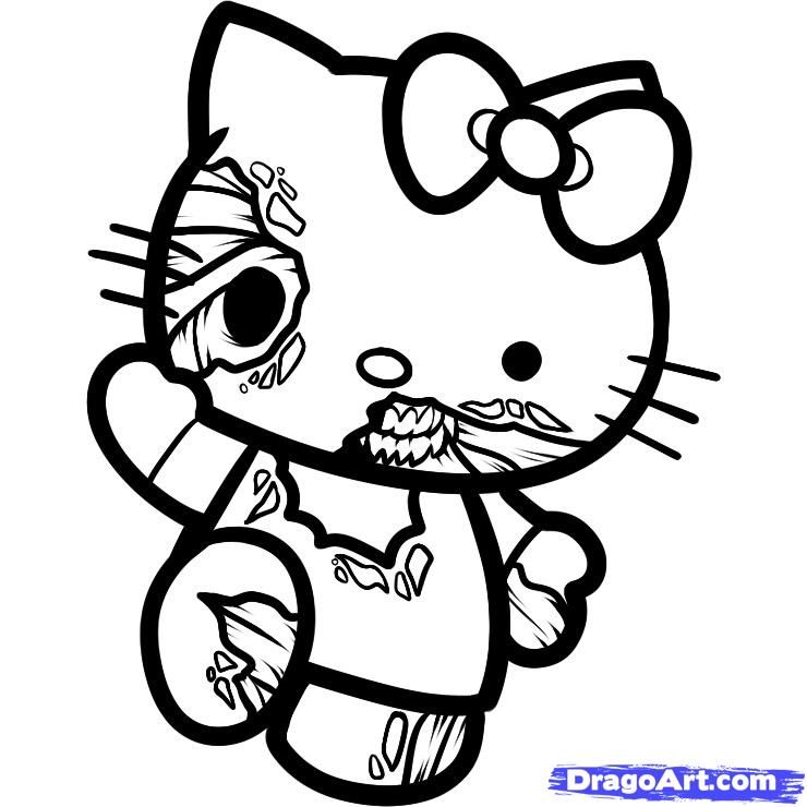 Hello kitty coloring halloween coloring pages hello kitty halloween