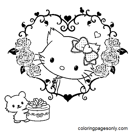 Charmmy kitty coloring pages printable for free download