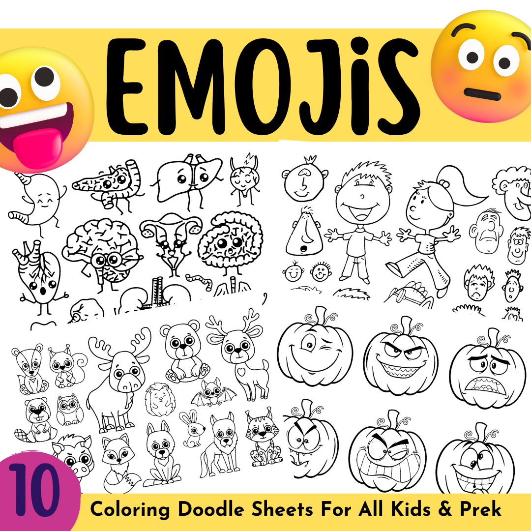 Emoji face coloring pagesfeelings chart coloring pages for prekworld emoji day made by teachers