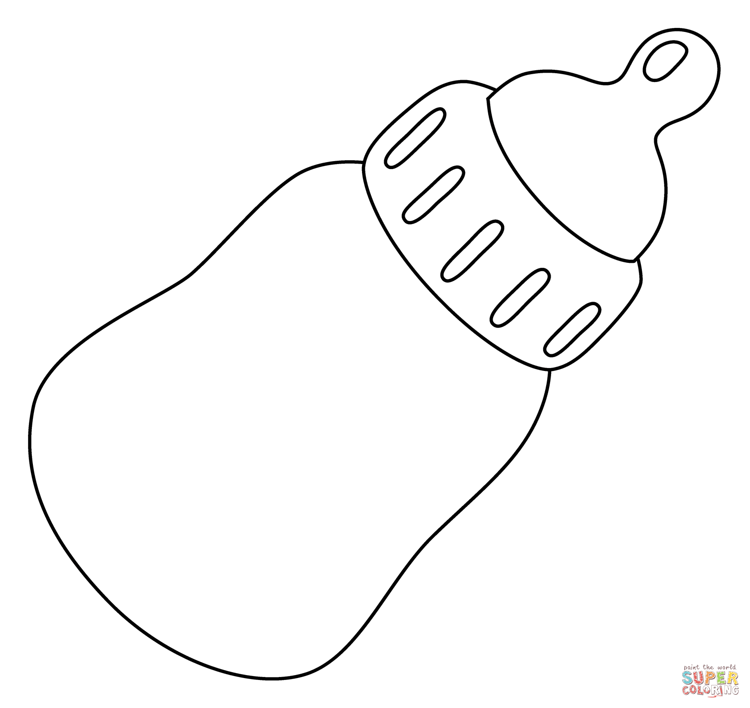 Baby bottle emoji coloring page free printable coloring pages