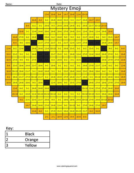 Emoji multiplication and division