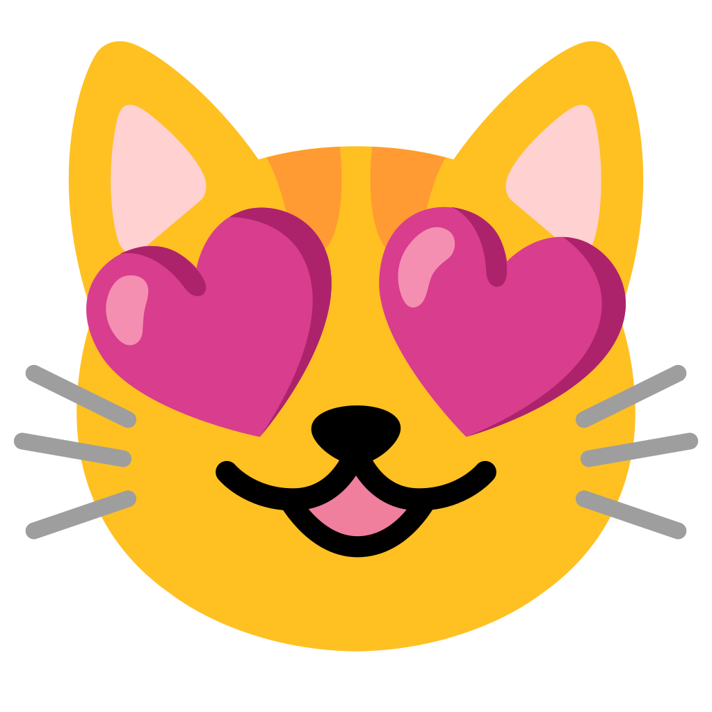 Ð smiling cat with heart