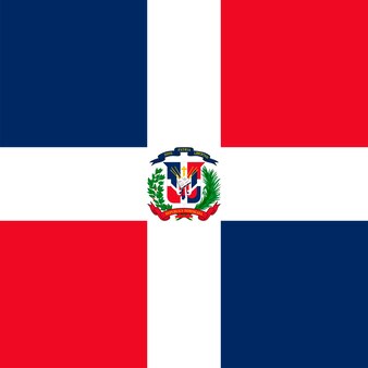 Bandera republica dominicana vectors illustrations for free download