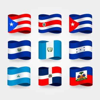 Bandera republica dominicana vectors illustrations for free download