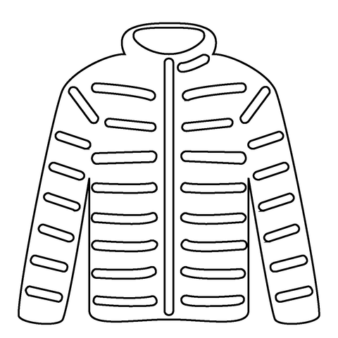 Coat emoji coloring page free printable coloring pages