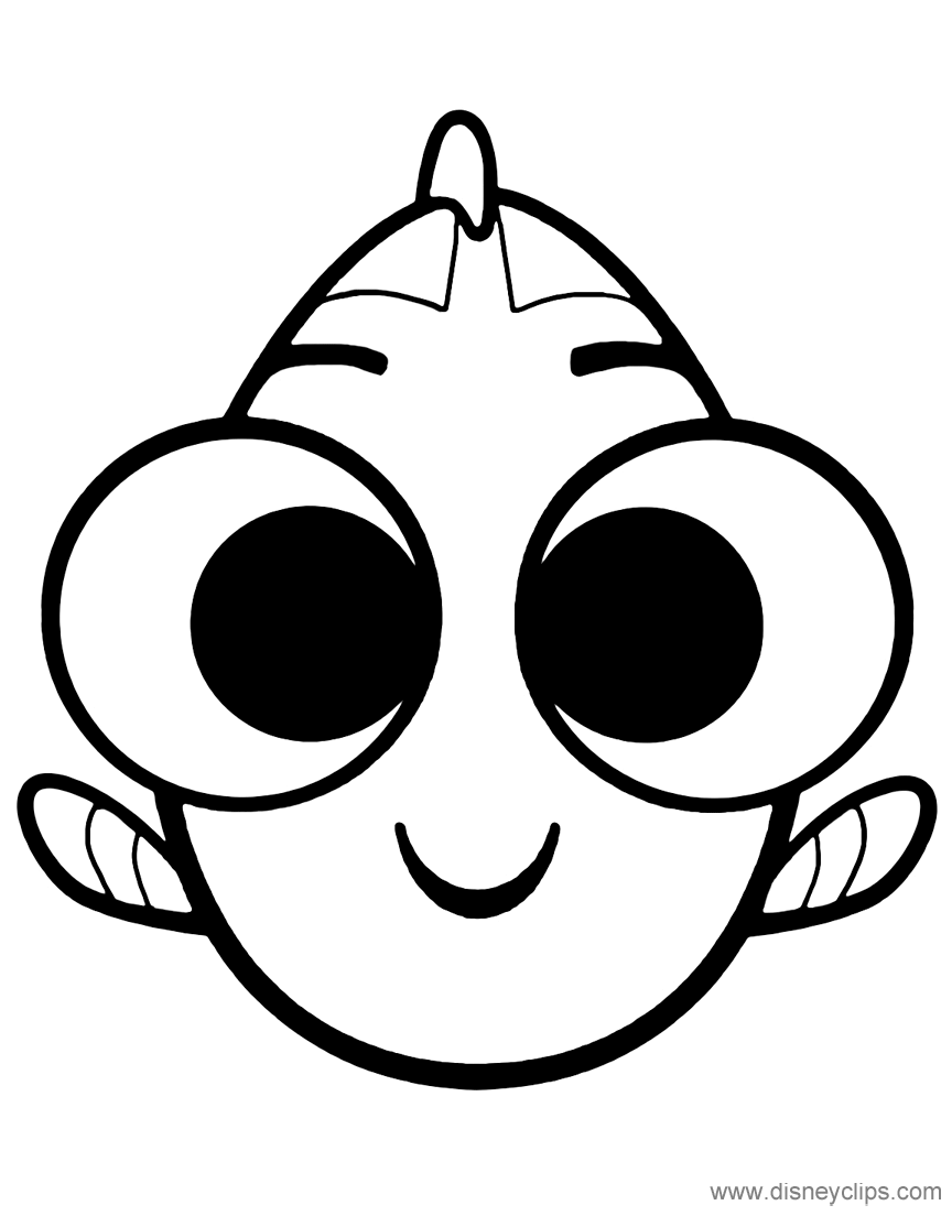 Disney emojis coloring pages