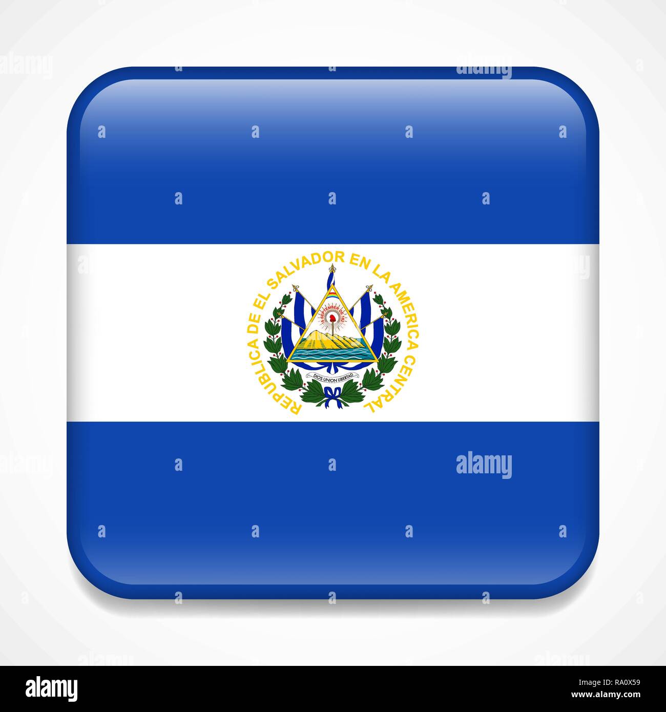 National flag of el salvador hi