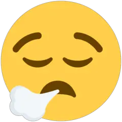 Ðð cara exhalando emoji â significado copiar y pegar combinaciãnes