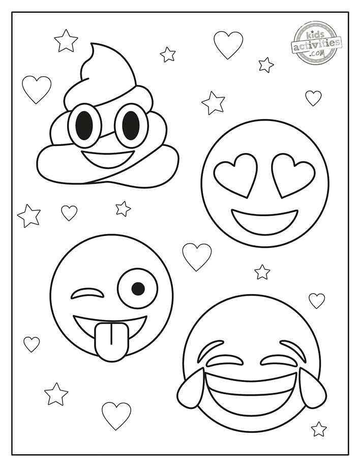 Super cute printable emoji coloring pages emoji coloring pages coloring pages printable coloring pages