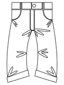 Jeans emoji coloring page free printable coloring pages