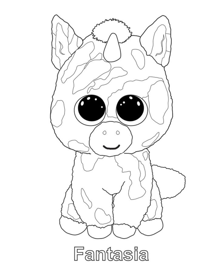 Printable coloring pages baby coloring pages beanie boo beanie boo birthdays