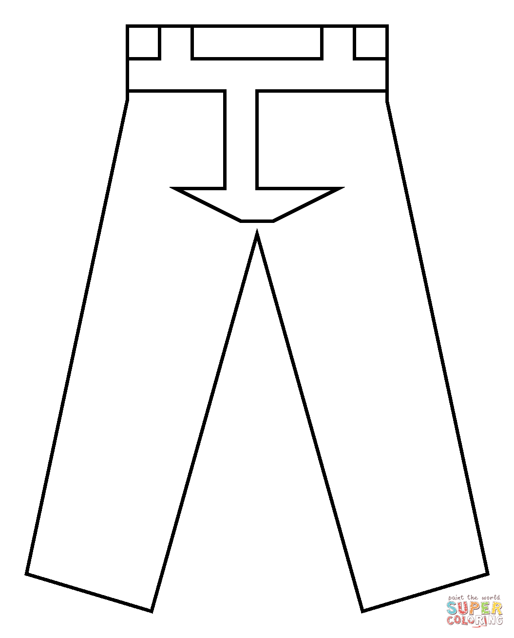 Jeans emoji coloring page free printable coloring pages