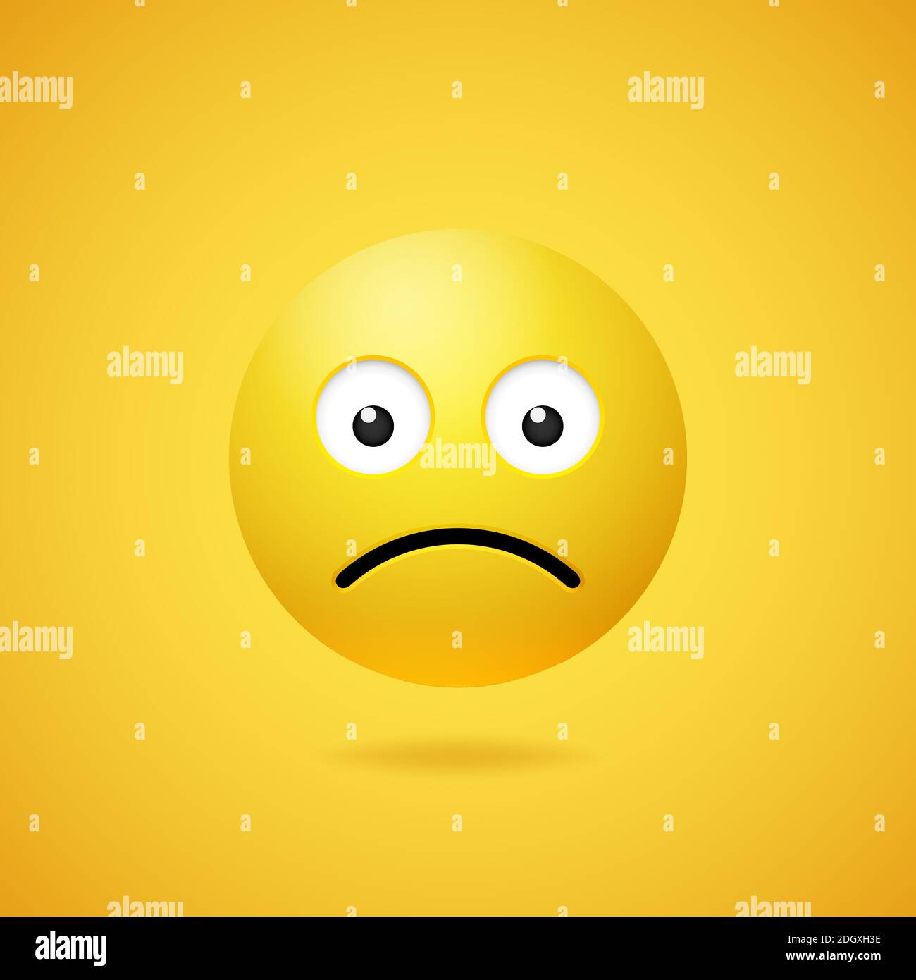 Depressed emoji stock vector images