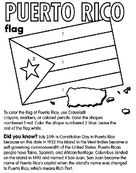 Puerto rico coloring page flag coloring pages puerto rico flag puerto rico