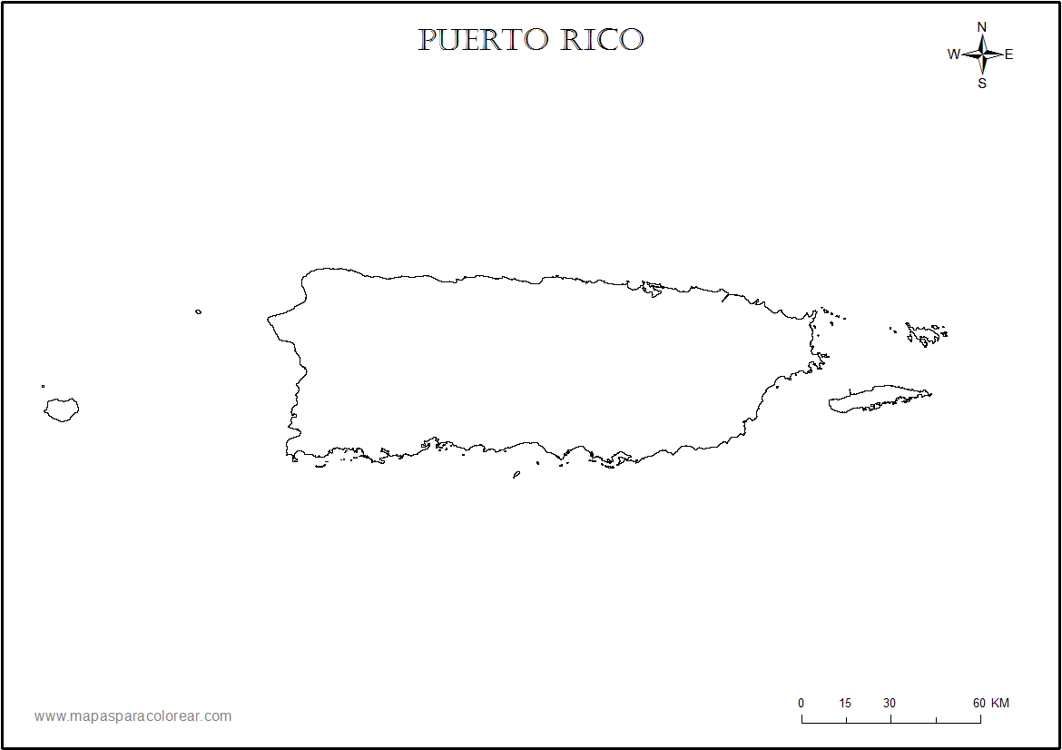 Puerto rico map coloring pages â coloring for every day puerto rico coloring pages puerto rico map