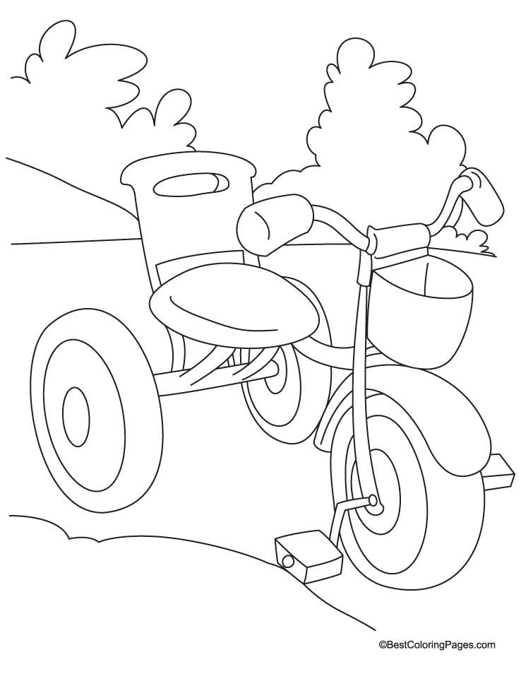Kids tricycle coloring page download free kids tricycle coloring page for kids best coloring pagâ coloring pages for kids coloring pages free coloring pages