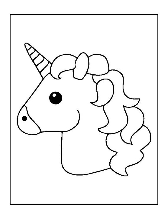 Unicorn coloring pages