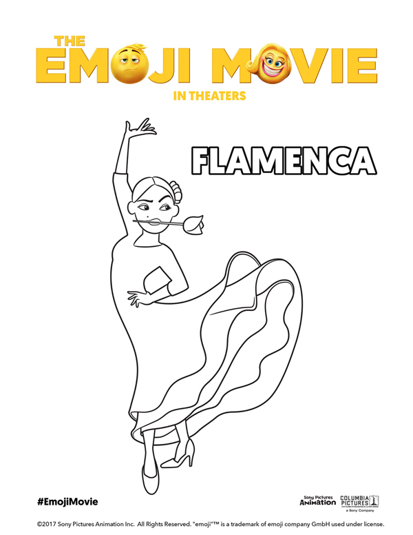 Printable emoji movie coloring pages theemojimovie emojimovie