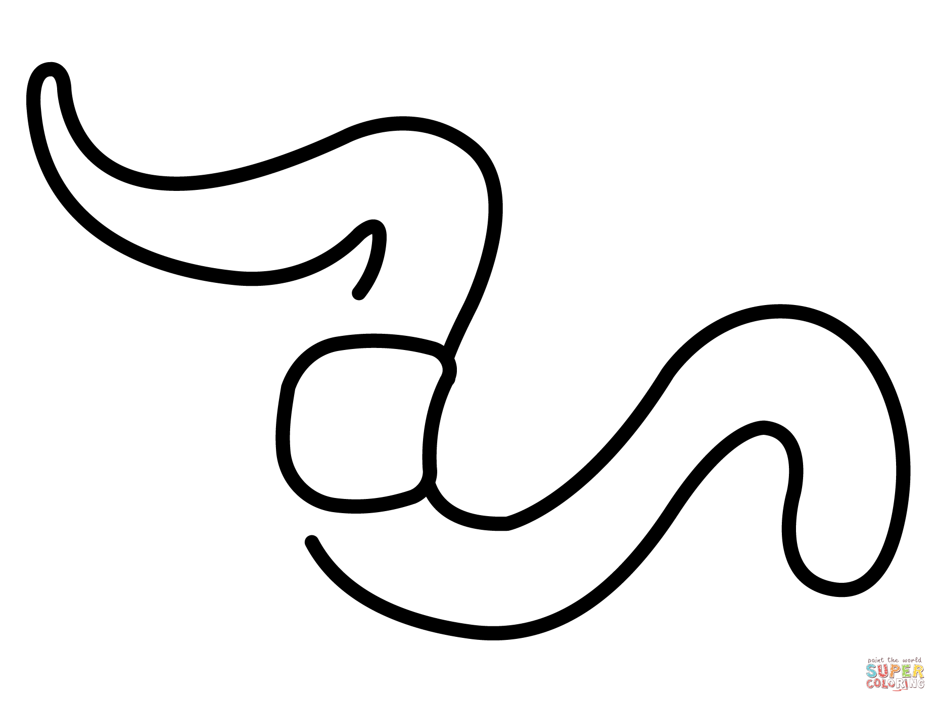 Worm emoji coloring page free printable coloring pages