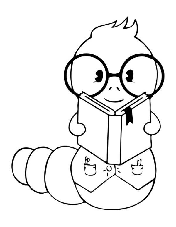 Bookworm coloring page pages sketch coloring page coloring pages coloring pages for kids super hero coloring sheets