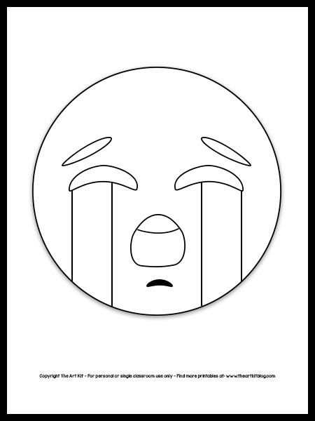 Emoji coloring page