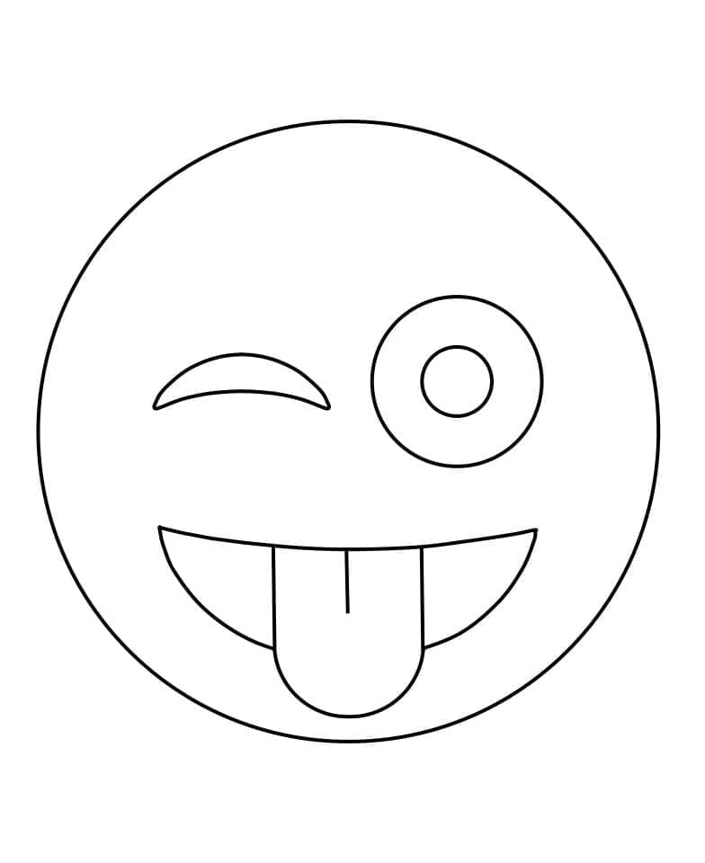 Emoji coloring pages